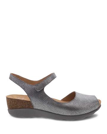 Compensées Dansko Marcy Metallic Femme Argent | FR 361SGL